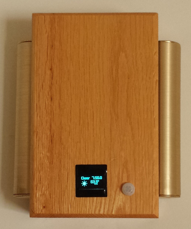 Arduino ESP8266 WiFi Doorbell OLED weather alert
