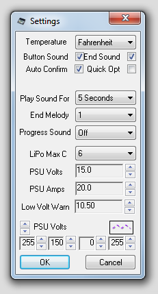 Hyperion user settings
